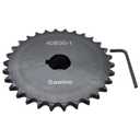 #40 Roller Chain Sprocket Type B 1 inch Bore 30 Tooth, Hardened Antirust 1045 Steel Drive Sprockets 40B30-1