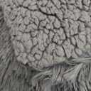 Bedsure GentleSoft Fuzzy Sherpa Faux Fur Twin Blanket Grey Cozy Gifts for Women Men, Soft Fleece Plush Warm Minky Thick Blanket Twin Size for Bed, Couch, Dorm Essentials Grey Room Decor Gifts, 60x80