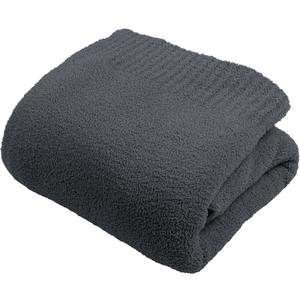 JOOJA Cream White Blanket Warm Queen Size Fuzzy Knitted Blanket, Oversized Luxury Bed Blankets, Soft Queen Blanket for Bed, Lightweight Plush Blanket for Cozy Nights (Charcoal Grey, 90x90) JOOJA Cream White Blanket Warm Queen Size Fuzzy Knitted Blanket, Oversized Luxury Bed Blankets, Soft Queen Blanket for Bed, Lightweight Plush Blanket for Cozy Nights (Charcoal Grey, 90x90)