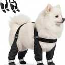 BAYANKALA Dog Suspender Booties, 2026 New Waterproof Adjustable Dog Paw Leggings, AntiSlip Boots for Dogs, Snow, Rain, Hiking, and Winter Protection, XL Size, Paws Protector for Active Dogs