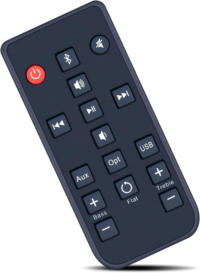 ZWP Replacement Remote Control Compatible for Peachtree Audio M24 M25 M25x Powered Speakers