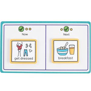 Now and Next Board with 35 Visual Symbols Based Around Life at Home.