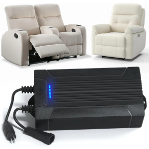 Lavolta Battery Pack for Reclining Furniture - Rechargeable Recliner Battery Pack - Universal 2-Pin Power Supply for Electric Recliners, Recliner Chair, Couch, Sofa (2200 mAh)