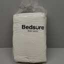 Bedsure 100% Cotton King Size Blanket for Summer, Ultra Soft Waffle Weave King Blanket for Bed, Lightweight Thin Woven Breathable Bedding Gifts for Women, Men, Kids, Ivory, 108" x 90"