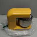 Kitchen in the box Stand Mixer,3.2Qt Small Electric Food Mixer,6 Speeds Portable Lightweight Kitchen Mixer for Daily Use with Egg Whisk,Dough Hook,Flat Beater (Yellow)