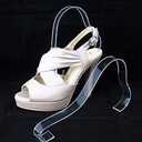 Teensery Acrylic Clear Sandal Shoe Store Display Stand Shoe Supports Shaper Forms Inserts (10)
