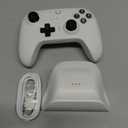 8BitDo Ultimate Bluetooth Controller with Charging Dock, Wireless Pro Controller with Hall Effect Sensing Joystick, Compatible with Switch, Windows and Steam Deck (White)