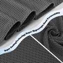 Honoson 30 Pack Cooling Towels 27"x16" Microfiber Neck Cooling Towel with Pouches, Reusable Sports Towel for Gym Running Golf Workout Outdoor Heat(Dark Grey)
