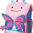 Skip Hop Big Kid Backpack, Zoo Kindergarten Ages 3-4, Butterfly