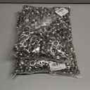 Grommet Kit 2000 Sets, Grommets Eyelets 6mm/10mm/12mm Sewing Eyelets Metal Grommet Kits Metal Eyelets Kits Grommets Eyelets for Repairing Canvas, Leather, Curtains (12mm), Pack of 2