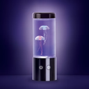 Merkury Innovations Jellyfish Night Light Lamp Motion & Multicolor Leds - Easy Mode Switching, USB Powered - 9"