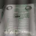 NICETOWN 100% Blackout Window Curtain Panels, Cold and Full Light Blocking Drapes with Black Liner for Nursery, 84 inches Drop Thermal Insulated Draperies (White, 2 Pieces, 52 Wide Each Panel)