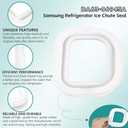DA63-06945A Refrigerator Ice Chute Gasket Compatible with Samsung Ice Chute Maker Gasket Seal, Replacement for Models AP5620495,RF28HMEDBSR,RF28JBEDBSR,Durable Seal for Ice Maker Dispenser