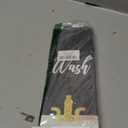 Qiwog 4 Pcs Gold Bathroom Decor Wooden Sign, Glam Bathroom Wall Art, Black And Gold Wall Art, Modern Women Funny Wooden Hanging Sign For Washroom Bathroom Restroom Farmhouse Decor, A23, Rustic