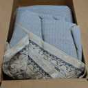 Washable Rug 9x12 Area Rugs for Living Room Bedroom Dining Room Home Office Floor Decor -Stain & Fade Resistant Non Slip Backing Carpet,Ultra-Thin Vintage Large Carpets (Blue/Beige,9'x12')