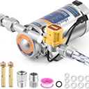 Hanchen Water Pressure Booster Pump SUS 304 Pump Head, 1/4 HP Automatic Home Booster Pump with Flow Switch