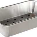 Nordic Ware Naturals Meat Loaf Pan with Lifting Trivet (1.5 Pound Meatloaf)