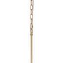 Gold Drum Chandelier 4-Light, Modern Drum Pendant Lighting Fixture with Tiffany Glass Shade, 16 Round Ceiling Hanging Light for Bedroom Dining Room Kitchen Entryway Living Room (Gold)