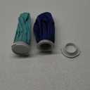 Ice Bag, Ice Packs for Injuries Reusable 9", Hot Water Bag for Pain Relief, Hot & Cold Therapy, Headaches, Blue Ice Pack Dark Blue Ice Bags 2 Pack