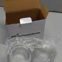 100Pcs Round Clear Plastic Lid Fits Bodega/ Partfait/ Cylinder Cup