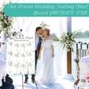Pinkunn Greenery Wedding Seating Chart with Easel Display Stand 15.8 x 23.6 Inch Greenery Wooden Rustic Seating Chart Board Please Find Your Seat Sign for Baby & Bride Shower Wedding Sign Decor, Large
