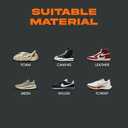 SNEAKARE Essential Shoe Cleaning Kit - 100ml Shoe Cleaner & Medium Bristle Brush - White Shoe Cleaning Kit for Sneakers - Sports Shoe Cleaner Foam Spray - Complete Shoe Care Kit