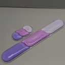 TECKNET Clear Gel Wrist Rest for Computer Keyboard, Ergonomic Gel Keyboard Wrist Rest Set for Typing Pain Relief, Comfortable Silicone Wrist Support Pad for Office/Computer/Laptop/Gaming, Purple