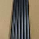 Sweetcrispy Plastic Dog Playpen - 6-Panel 24" Expandable & Durable Pet Fence for Medium Dogs - Indoor & Outdoor Portable Puppy Playpen with Secure Locking Door, Black