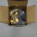 Uenede Brass Water Container Rain Barrel Faucets Spigot 1/2" Male Thread Inlet to 3/4"GHT Male Thread Outlet with Quarter Turn Ball Valve Includes Bulkhead Fitting and Washers