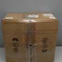 20" Rattan Boho Ceiling Fans with Lights, Caged white Fandelier Ceiling Fan with Light Remote Control, Enclosed with 6 Speeds for Bedroom, Nursery, Living Room