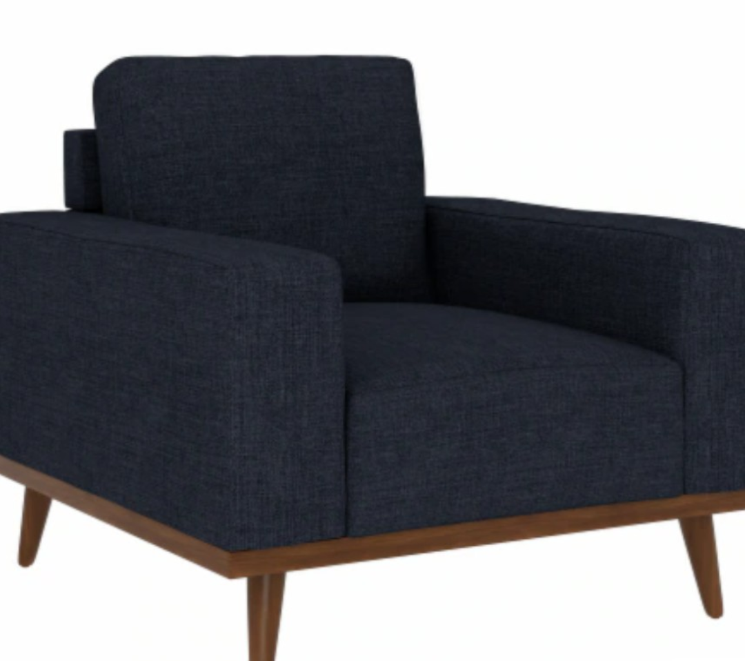 Emerald Home Furnishings Lakeview Presley Chair - Navy Blue