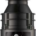 InSinkErator Badger 5 Garbage Disposal, Standard Series 1/2 HP Continuous Feed Food Waste Disposer, Black, Set of 1