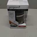 Prepara Evak Fresh Saver Airless Canister, Glass & Stainless, Medium, Soft Touch Black Handle