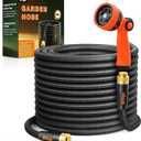 Nitigo Ultra Lightweight Garden Hose 50 FT, Non-Expanding Flexible Water Hose with 10-Function Sprayer, Kink-Free, Nylon Outer Layer, Burst 280 PSI for Outdoor Gardening, Pet Bathing (3/4" GHT)