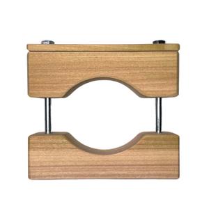 Cardinal Gates RC Round Clamp for Safety Gates - No Hole Baby Gate Banister Adapter - Wooden Baby Gate Mounting Kit - Made in the USA - 1 Pack