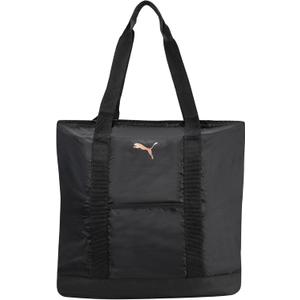 PUMA Women's Cambridge Tote with Shoulder Strap & Zip Closure (Black/Gold)