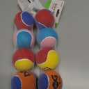 2 x Squeaky Balls for Dogs, Squeaky Dog Toys Balls for Fetch, Funny Puppy Chew Toys, Built-in Squeaker, Idea for Doggie Birthday Gift, Medium - 4 Pack (Mixed Color A)