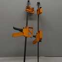 VEVOR Bar Clamps for Woodworking, 2-Pack 24" One-Handed Clamp/Spreader, Quick-Change F Clamp with 300 lbs Load Limit, High-strength Plastic and Carbon Steel, Wood Clamps for Woodworking Metal Working