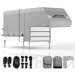 Umbrauto Truck Camper RV 7.9-10FT: Waterproof Slide-in Camper Cover