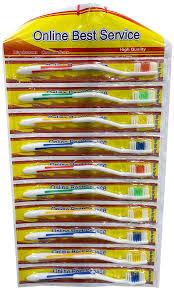 72 count Assorted Colors Adult Toothbrushes BOGO 