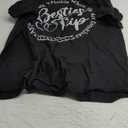 Besties Trip, Girls Weekend, Vacation Funny Women Matching T-Shirt (Small, Black)