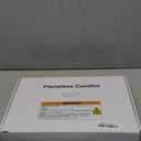 Raycare Flameless Candle with Remote Timer  9 Flickering Acrylic Battery Operated LED Pillar Candles with Embedded Star String for Valentine's Day, Home Decor, and as a Gift (Ivory)