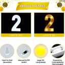 KatchOn, White Light Up 2026 Grad Sign - 8.5 Inch 2026 Light Up Sign Graduation Marquee Letters Class of 2026 Graduation Decorations 2026 Grad Light Up Letters for Graduation Party Supplies