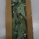 Mixed Eucalyptus Leaves Stems Bulk Artificial Eucalyptus Leaves Sprays Faux Oval Eucalyptus Leaves with White Seeds Stems for Floral Wreath Garland Bouquets Arrangement Wedding Greenery Decoration