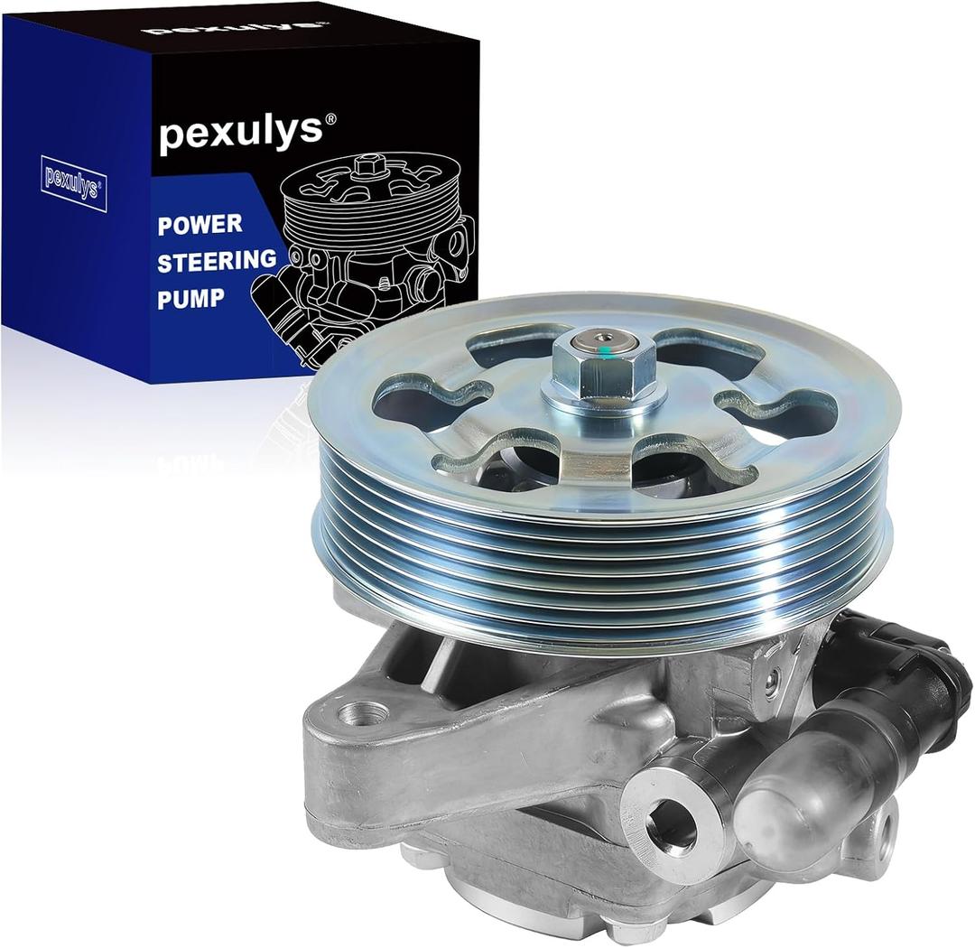 21-5341 Power Steering Pump with Pulley Compatible with Honda Accord L4 2.4L 2003-2007, Replace# 96-5341 5776N 56110RAAA01