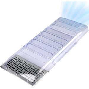 Magnetic Air Vent Extender for Under Furniture,Floor Vent Deflectors for Home Floor Fixed with 5 Strong Magnets,Air Deflector for Floor Vent,Air Vent Deflector with Adjustable Size from 17" UP to 33"