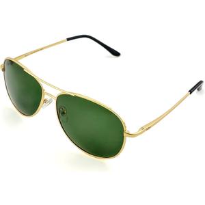 J+S Premium Military Style Classic Aviator Sunglasses, Polarized, 100% UV protection for Men Women
