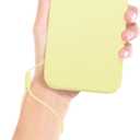 Forever Sundays iPhone Cases - Soft Silicone, MagSafe, Kickstand, Detachable Strap & 3-in-1 Protection Kits Options for iPhone 12/13/14 Models - Slim Shockproof Cases with Access to All Ports & Camera (Pastel Yellow)