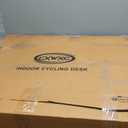 CXWXC Indoor Cycling Desk - Adjustable Height Bike Deak Laptop Stand Non-Slip Surface - Portable Bike Trainer Fitness Desk with Lockable Wheels