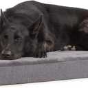 Barkbox Orthopedic Dog Bed with Memory Foam, Premium Comfort for Dogs and Puppies, Dog Bed for Joint Relief and Restful Sleep, Durable and Easy to Clean - Grey, XL 